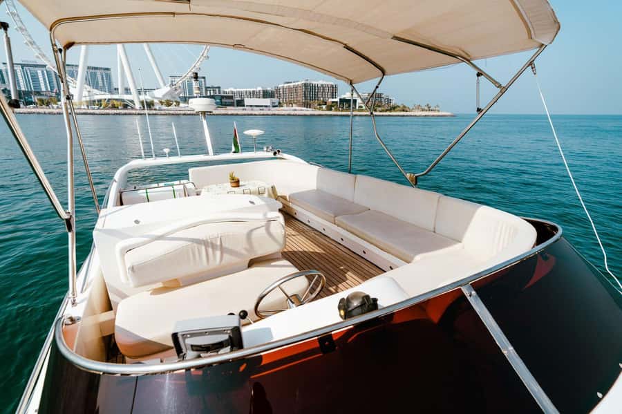 Dubai: Private Luxury Yacht Tour on a 50-Foot Yacht - Burj Al Arab views from the open water