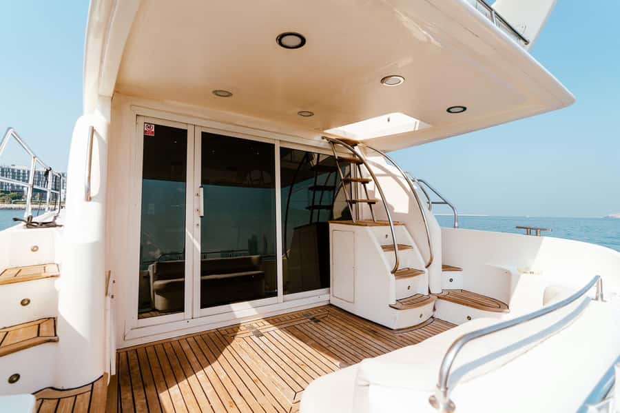 Dubai: Private Luxury Yacht Tour on a 50-Foot Yacht - Swimming, fishing, BBQ, and music on board