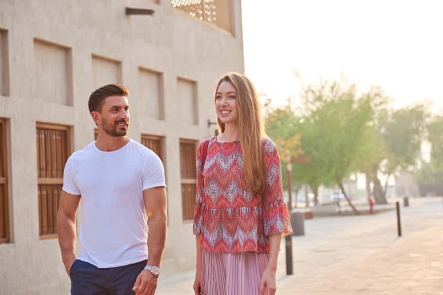 Dubai: Private Old Town, Heritage & Souks Walking Tour - Ending beneath the Gold Souk’s famous displays