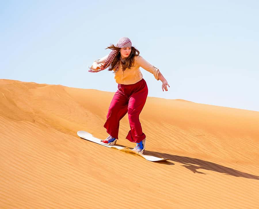 Dubai: Quad & ATV Bike, Red Dune Desert and Safari Adventure - Sandboarding, photos, and a short camel ride