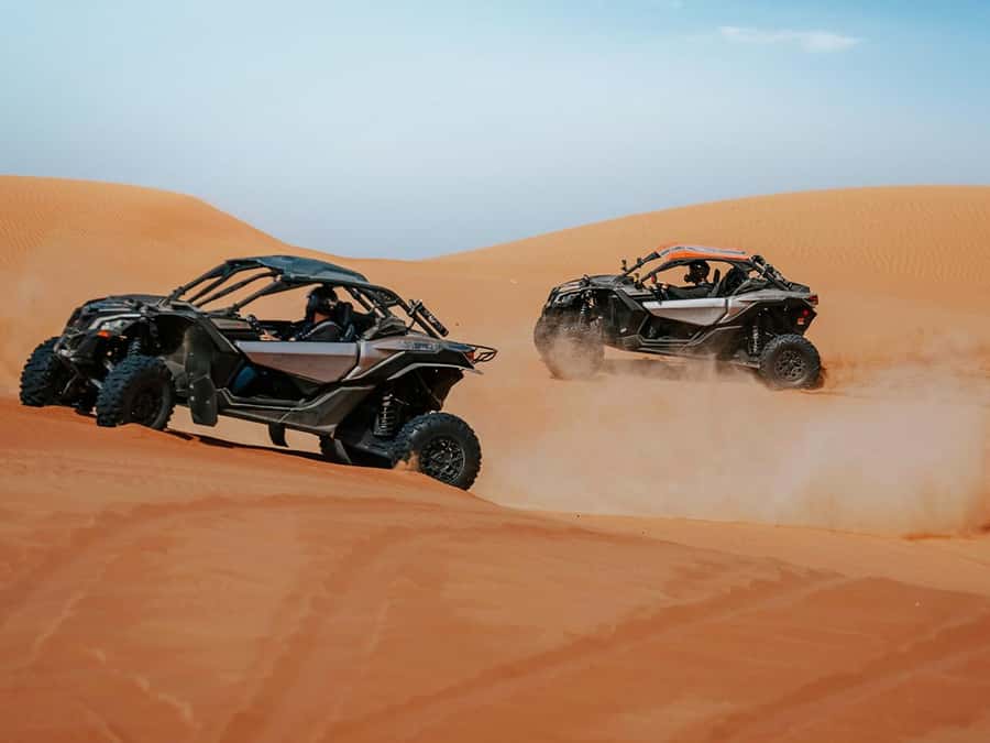 Dubai: Quad Bike or Dune Buggy Adventure & Optional Transfer - Red dunes, real engine power, and a choice of rides