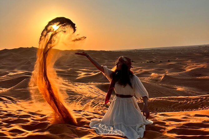 Dubai Red Dune Safari with Bedouin BBQ Dinner & Hotel Transfers - Al Awir camp: a short camel ride and falcon show