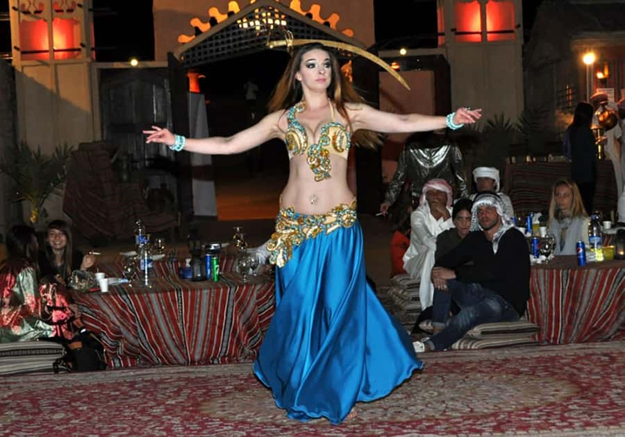 Dubai: Red Dunes Desert Safari with Premium Camp BBQ & Shows - Five shows, from Khaleeji dance to fire performance