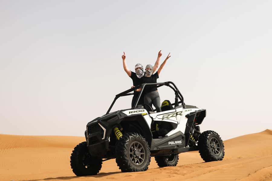 Dubai: Red Dunes Quad Bike, Dune Buggy, Camel & Refreshments - Red dunes, engines, and a short desert sampler