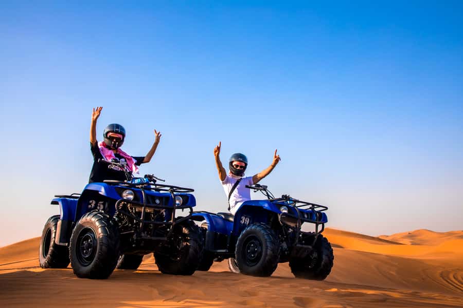 Dubai: Red Dunes Quad Bike, Dune Buggy, Camel & Refreshments - What the $33 price really covers