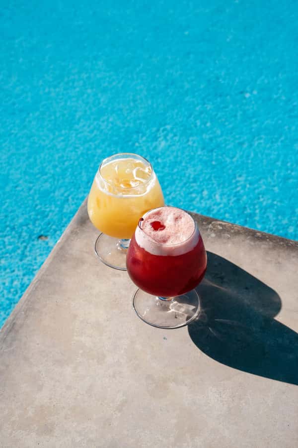 Dubai: Riva Beach Club Pool and Beach Day Pass - A Palm Jumeirah day with pool, beach, and skyline views