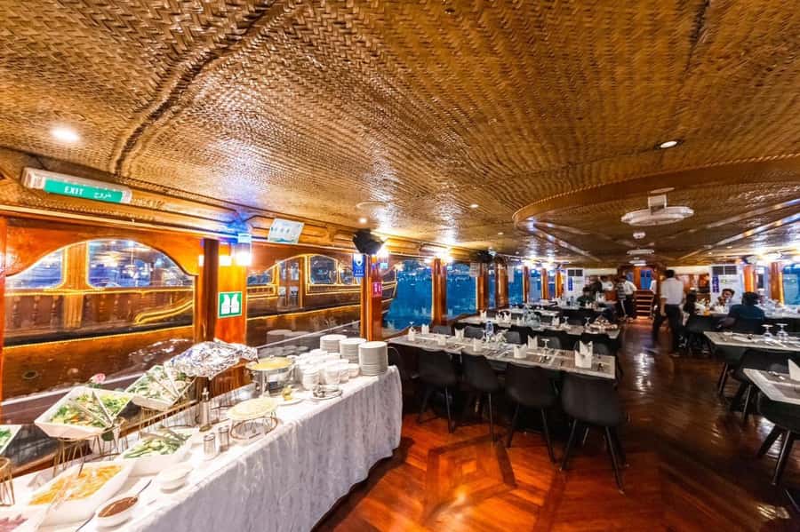 Dubai: Scenic Dhow Cruise with Buffet Dinner and Live Shows - Finding the boat opposite the British Embassy