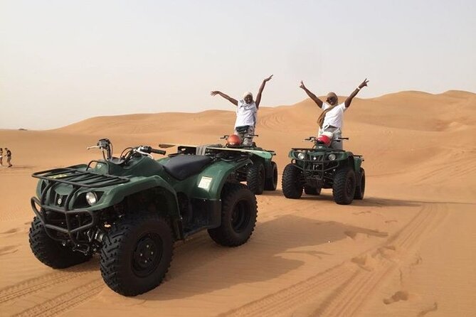 Dubai Self-drive Quad Bike, Sand Boarding, Camels & Refreshments - Camel riding and the Bedouin-style camp