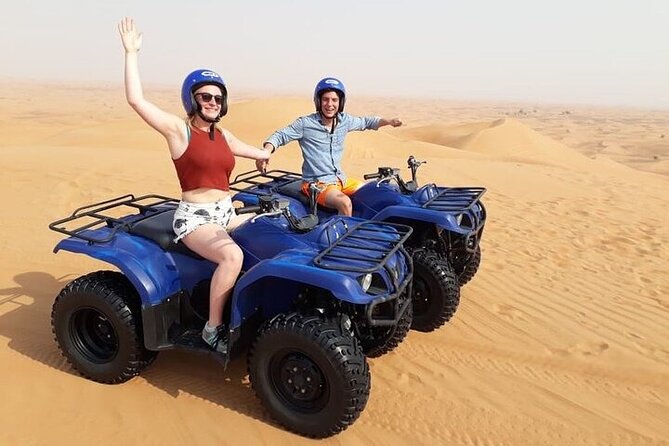 Dubai Self-drive Quad Bike, Sand Boarding, Camels & Refreshments - The drive from Dubai to the dunes