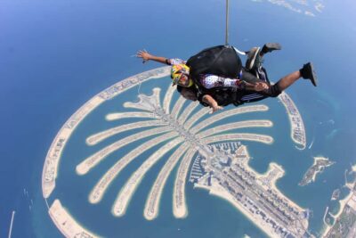 Skydive at The Palm with Photos, Video & Yacht Tour