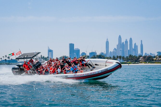 Dubai Speedboat Tour, Marina, Atlantis, Palm & Burj Al Arab - Ain Dubai and the first open-water views