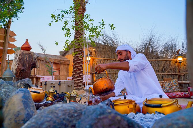 Dubai: Sunset Camel Trek, Al Khayma Camp, Stargazing & BBQ - The BBQ buffet is generous and practical