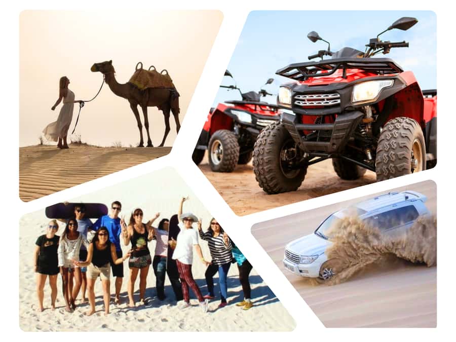 Dune Bashing, Sandboarding, Camel Ride & Optional ATV Ride - Why the four-hour desert route works