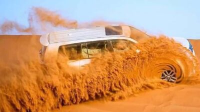 Evening Desert Dune Bashing by 4*4 Vehicle
