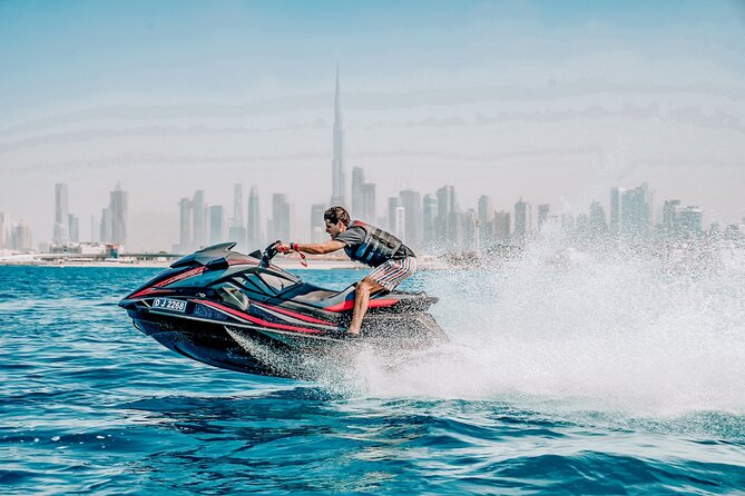 Exclusive 2HR Jet Ski TOUR-JBR & BLUEWATERS-ATLANTIS-BURJ AL ARAB - What the First Photo Stop Adds