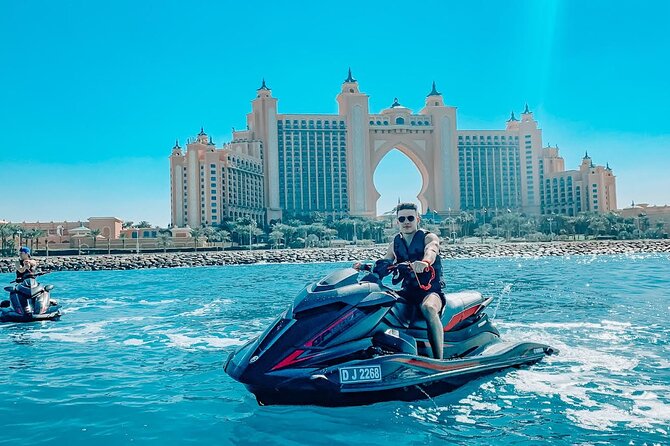 Exclusive 2HR Jet Ski TOUR-JBR & BLUEWATERS-ATLANTIS-BURJ AL ARAB - JBR and Bluewaters from Offshore
