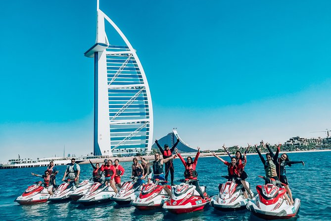Exclusive 30 Mins Jet Ski Adventure - Burj Al Arab - Getting comfortable on the Yamaha 1800cc jet ski