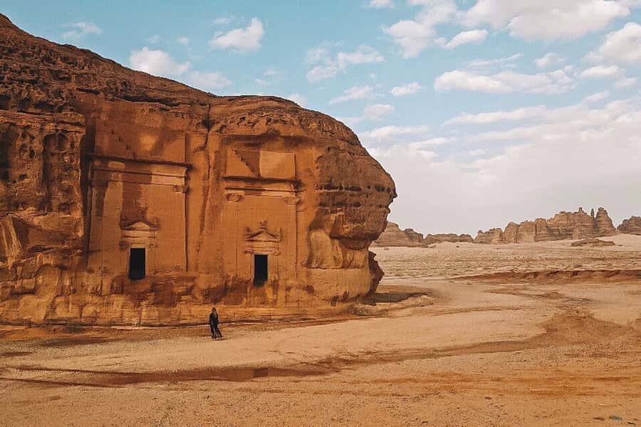 From AlUla: Hegra Tour - Jabal Ithlib introduces the Nabataean setting