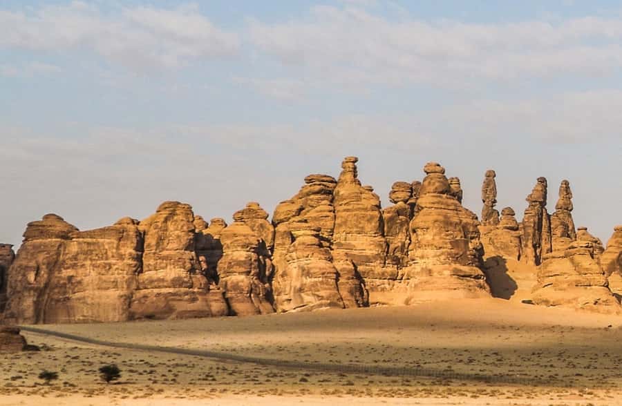 From AlUla: Hegra Tour - The Tomb of Lihyan son of Kuza is the main photographic stop