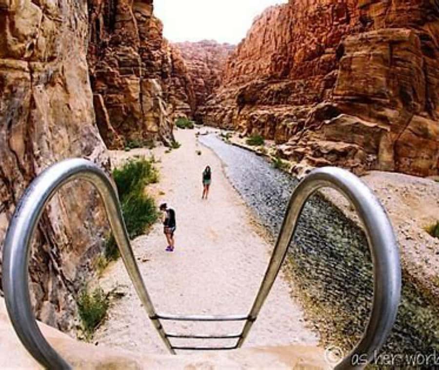 From Amman:To Al-Mujib Canyon & Dead Sea Salt Beach Day Trip - The waterfall is the payoff