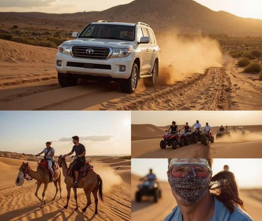 From Doha: Inland Sea Desert Safari with All Activities - From Doha to the open dunes