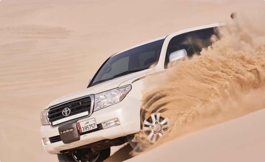 From Doha: Inland Sea Desert Safari with All Activities - Resting at a Bedouin-style desert camp