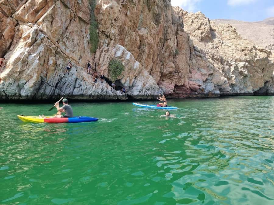 From Dubai/Sharjah/RAK: Dibba Musandam Trip & Dhow Cruise - Water activities after the first hour