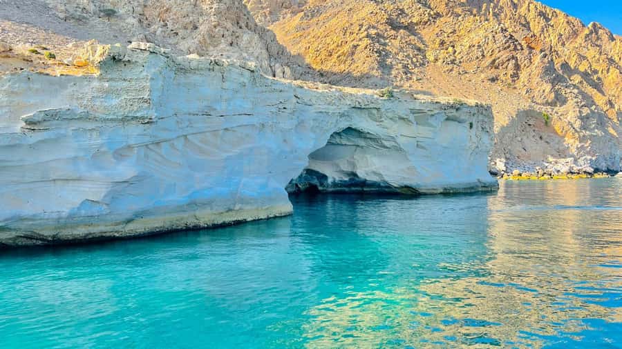 From Dubai/Sharjah/RAK: Dibba Musandam Trip & Dhow Cruise - The limestone cave and afternoon cruise