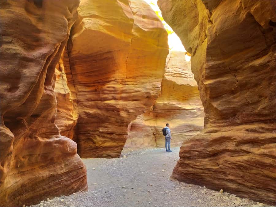 From Eilat: Red Canyon Guided Tour - From Eilat hotels to the Red Canyon