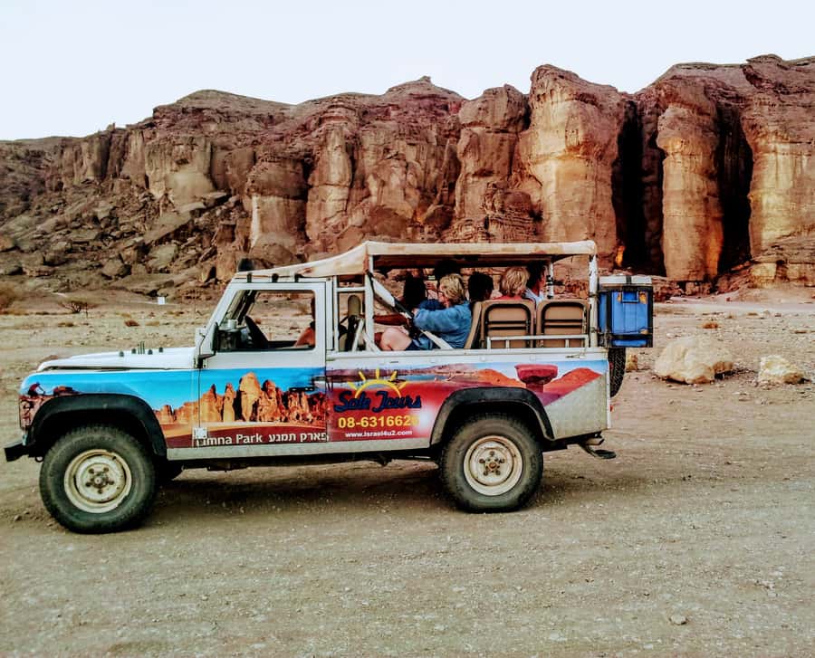 From Eilat: Timna Park Guided Jeep Tour - First look at Timna’s copper country