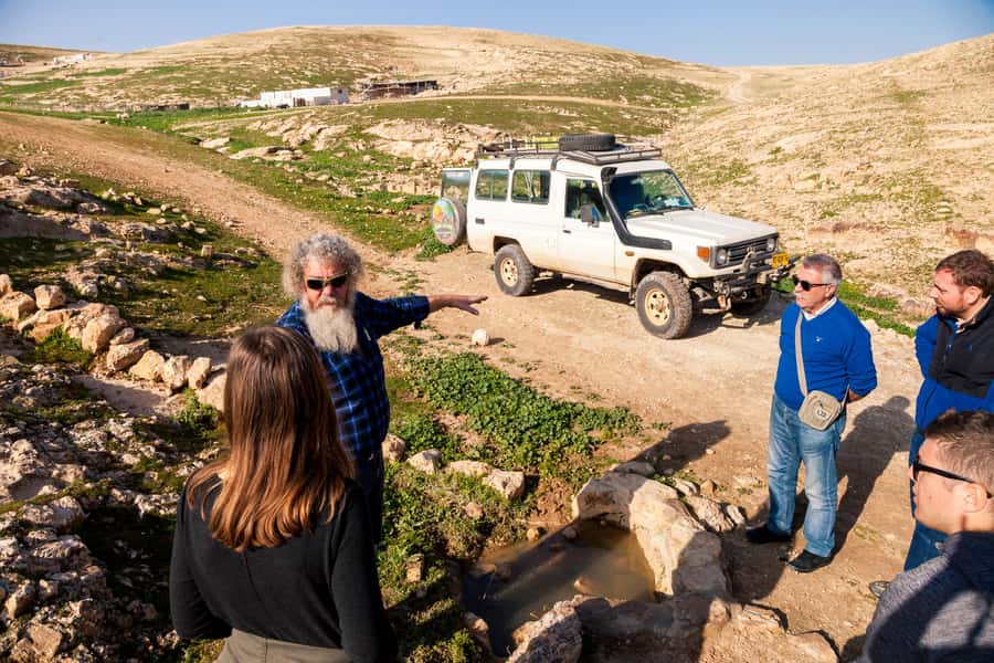 From Jerusalem: Judean Desert Jeep Adventure - High viewpoints and the Dead Sea horizon