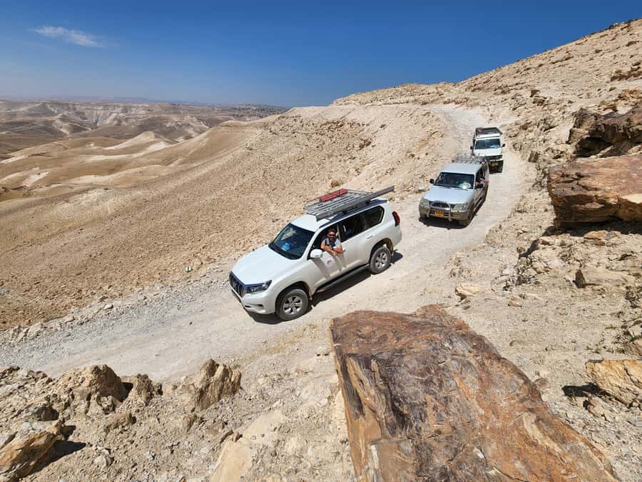 From Jerusalem: Judean Desert Jeep Adventure - Oases, caves, and traces of earlier life