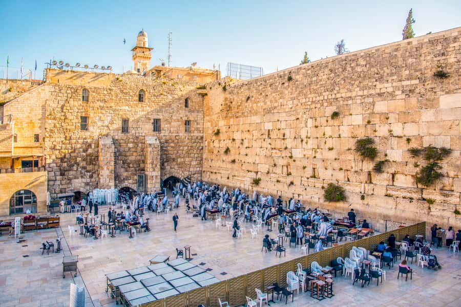 From Jerusalem Small group tour Old&New City ENTRY FEES INCL - The Mount of Olives view puts Jerusalem in context