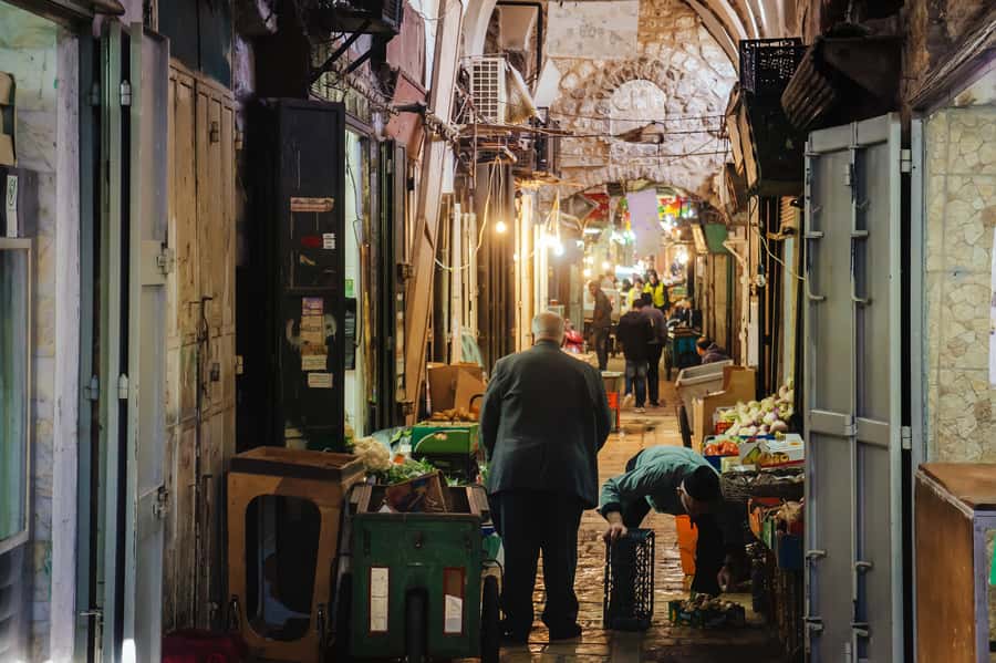 From Jerusalem Small group tour Old&New City ENTRY FEES INCL - The Armenian Quarter offers a calmer route into the Old City