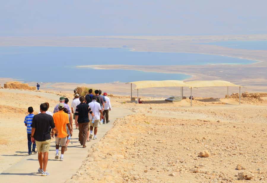 From Jlm : Masada Dead Sea Small Group Tour INCL. ENTRY FEES - Masada first, then the Dead Sea