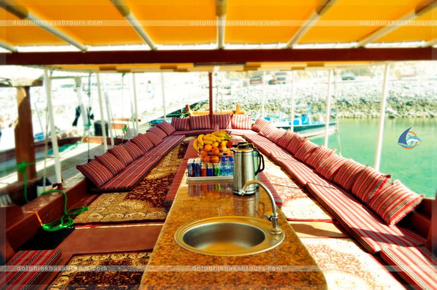 From Khasab: Fjords of Musandam Dhow Cruise & Buffet Lunch - Seebi Island and the second water stop