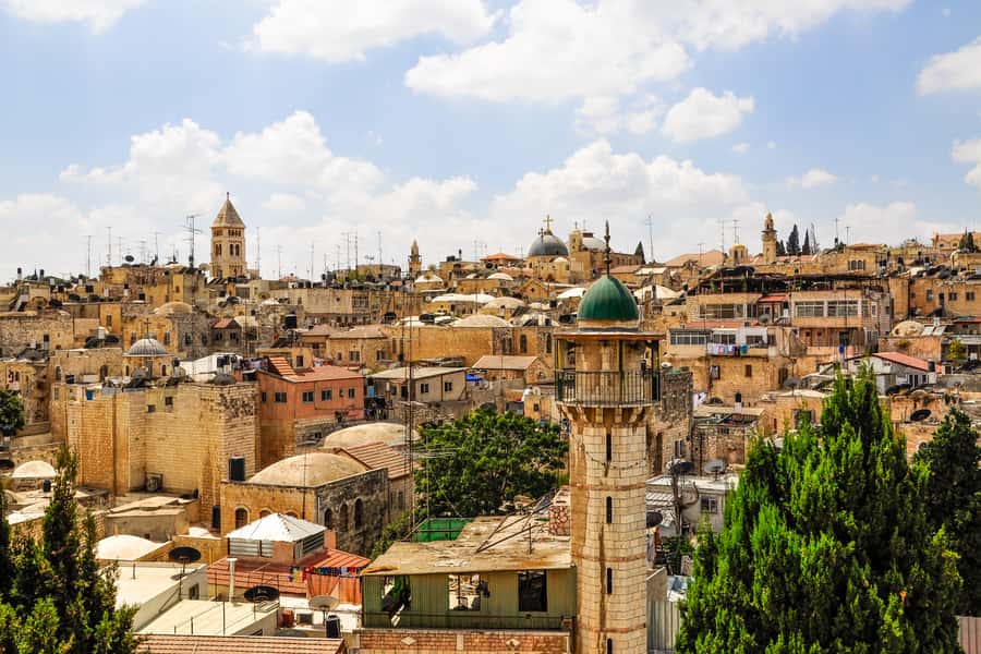 From Tel Aviv: Jerusalem Old & New City Bus Tour - The Mount of Olives view