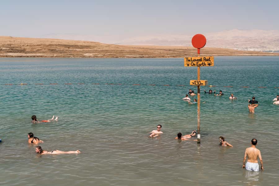 From Tel Aviv: Masada & Dead Sea Full Day Tour with Pick Up - Floating at Dead Sea Mineral Beach