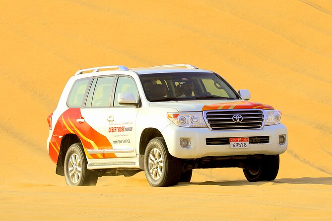 Half-Day Desert Safari from Abu Dhabi - Sunset at the camp