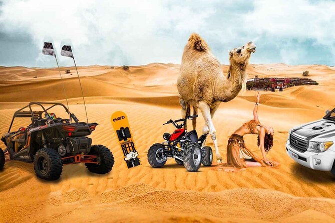 Half Day Desert Safari || Sand Boarding || Camel Ride || Inland Sea Visit || - From Doha streets to Sealine Beach