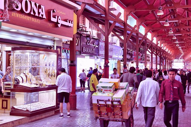Half-Day Dubai City Tour with Blue Mosque, Creek, Souks & Abra - Gold Souk and Spice Souk: useful, but not always relaxed