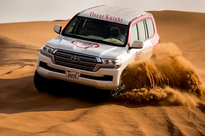 High Red Dunes with Camel Ride, Sandboarding, Falcon Show and VIP BBQ Dinner - Key points to know before you book