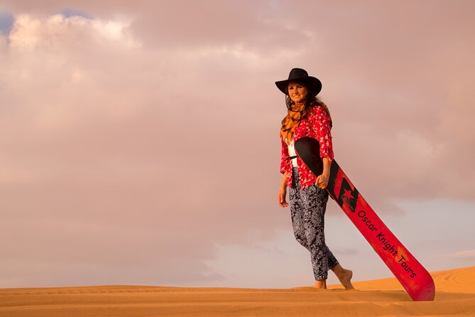 High Red Dunes with Camel Ride, Sandboarding, Falcon Show and VIP BBQ Dinner - Falconry and cultural activities at camp