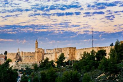 Jerusalem and the Dead Sea from Tel Aviv