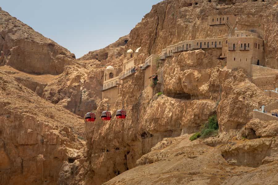 Jerusalem: Bethlehem, Jericho, and Jordan River Day Tour - The descent to Jericho and Mount of Temptation