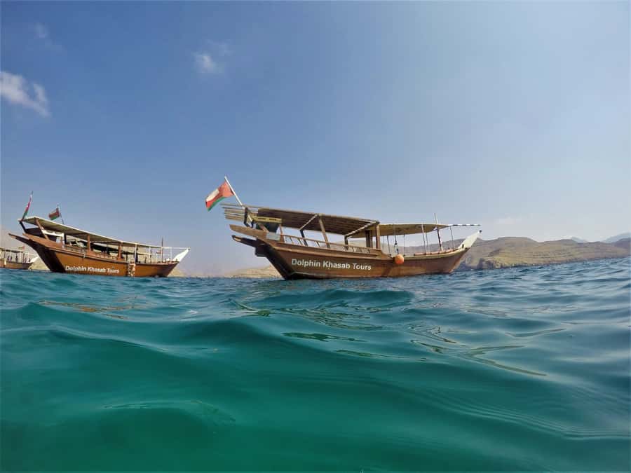 Khasab: Half-Day Dhow Cruise with Dolphin Watching - Cruising Musandam by traditional dhow