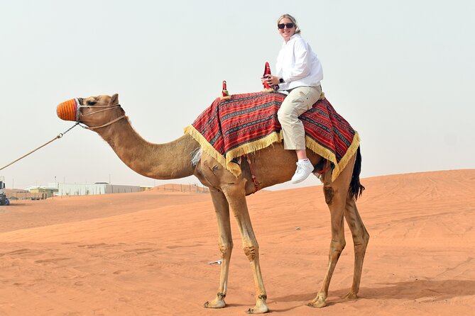 Morning Desert Safari, Quad Bike, Sandboard and Camel Ride - A short camel ride and a working camel farm