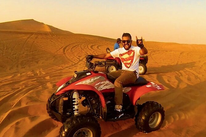 Morning Desert Safari with Quad Bike, Camel Ride & Sandboarding - Guides and the value of good communication