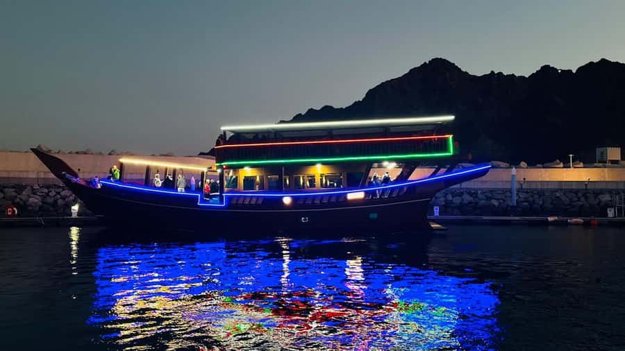 Muscat: Omani Dhow Coastal and Sunset Cruise - Coffee, Dates, and Light Refreshments