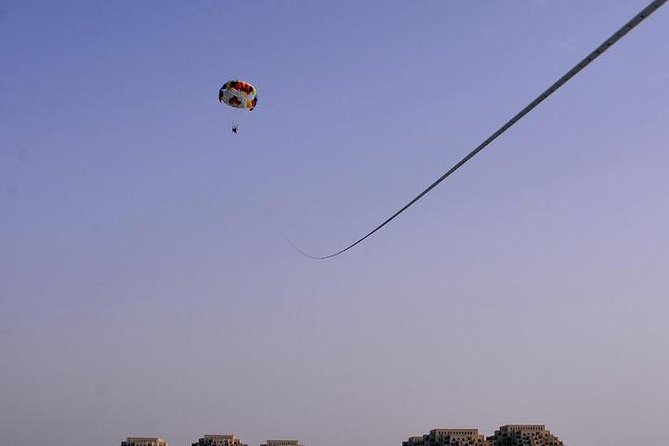 Parasailing - The boat ride sets the pace